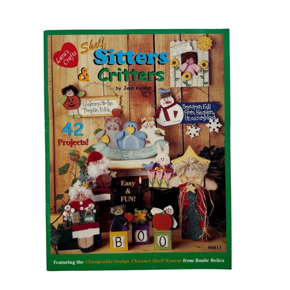 Vintage Shelf Sitters & Critters Lara’s Crafts Instruction Book Painting 1999
